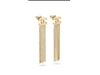 AROS ACERO DORADO SIMIL CHANEL