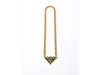 CHOKER ACERO DORADO SIMIL PRADA