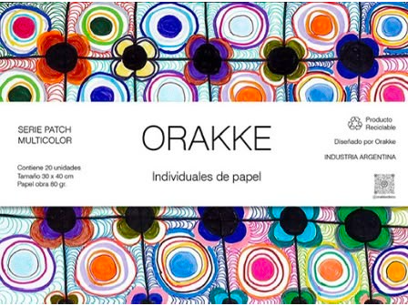 Block 20 Individuales de Papel
