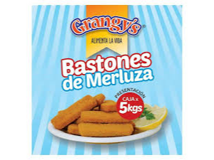 Bastones Merluza rebozados x 5 kg