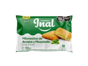 Milanesa de Arveja c/ queso y Mix x 5 kg