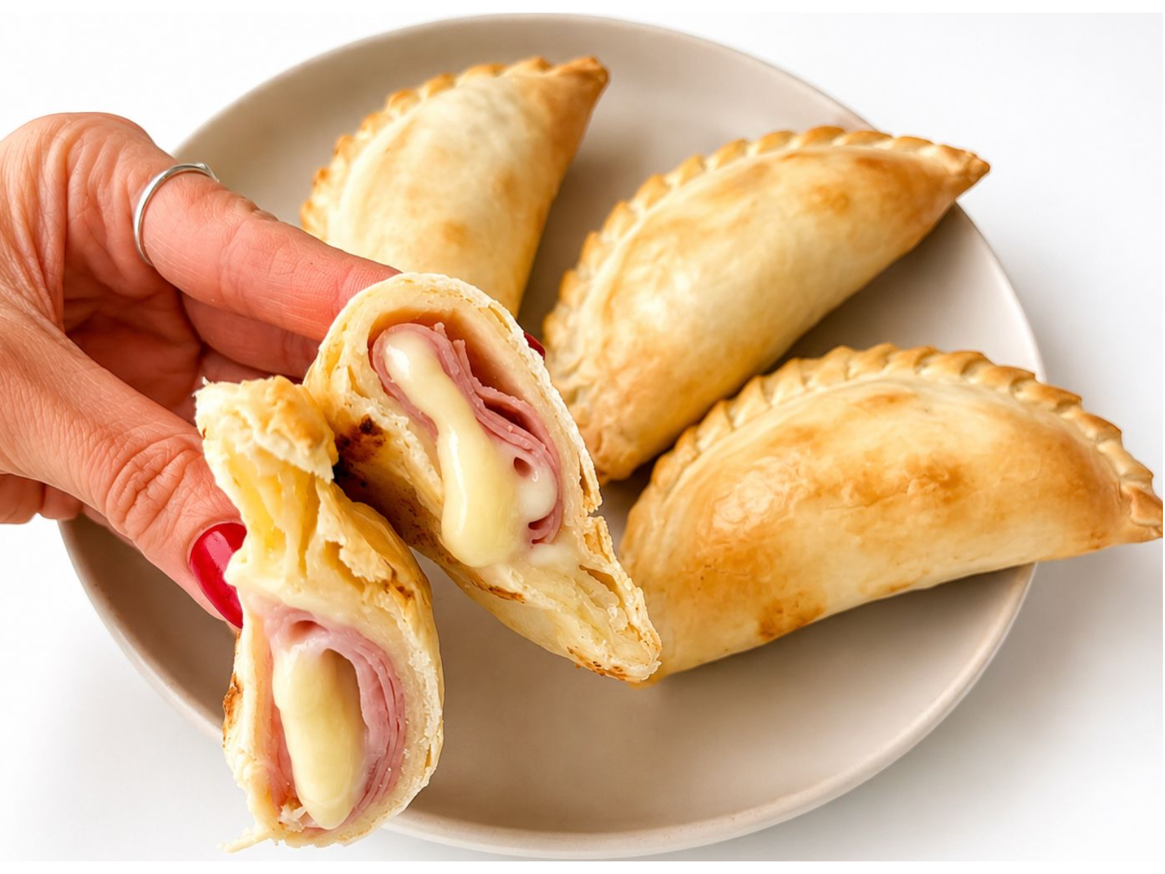 Empanadas jamón y queso x 3 unidades