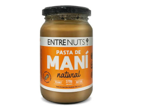 PASTA DE MANI NATURAL ENTRENUTS 370gr