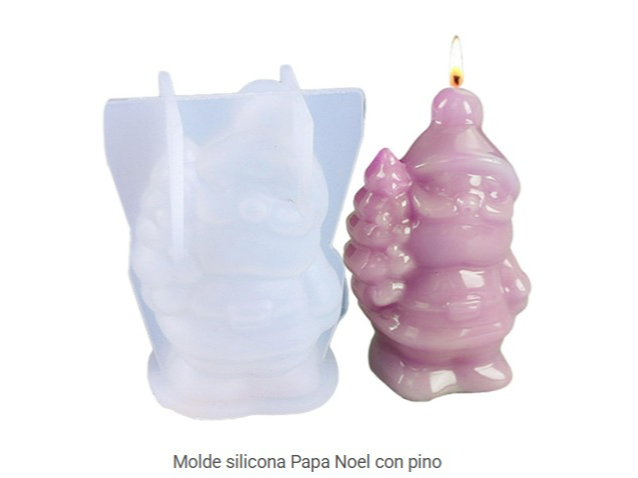 Mini papá Noel con pinito