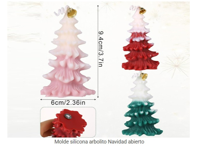 Arbolito de navidad abierto