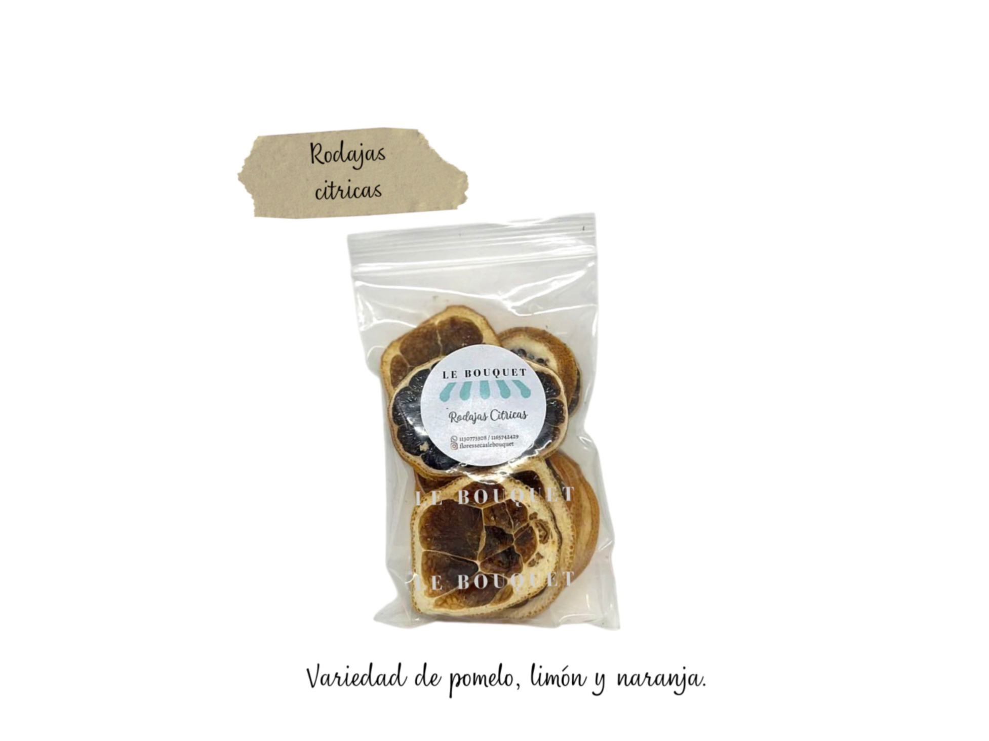 Naranjada, pomelo y limón en rodajas