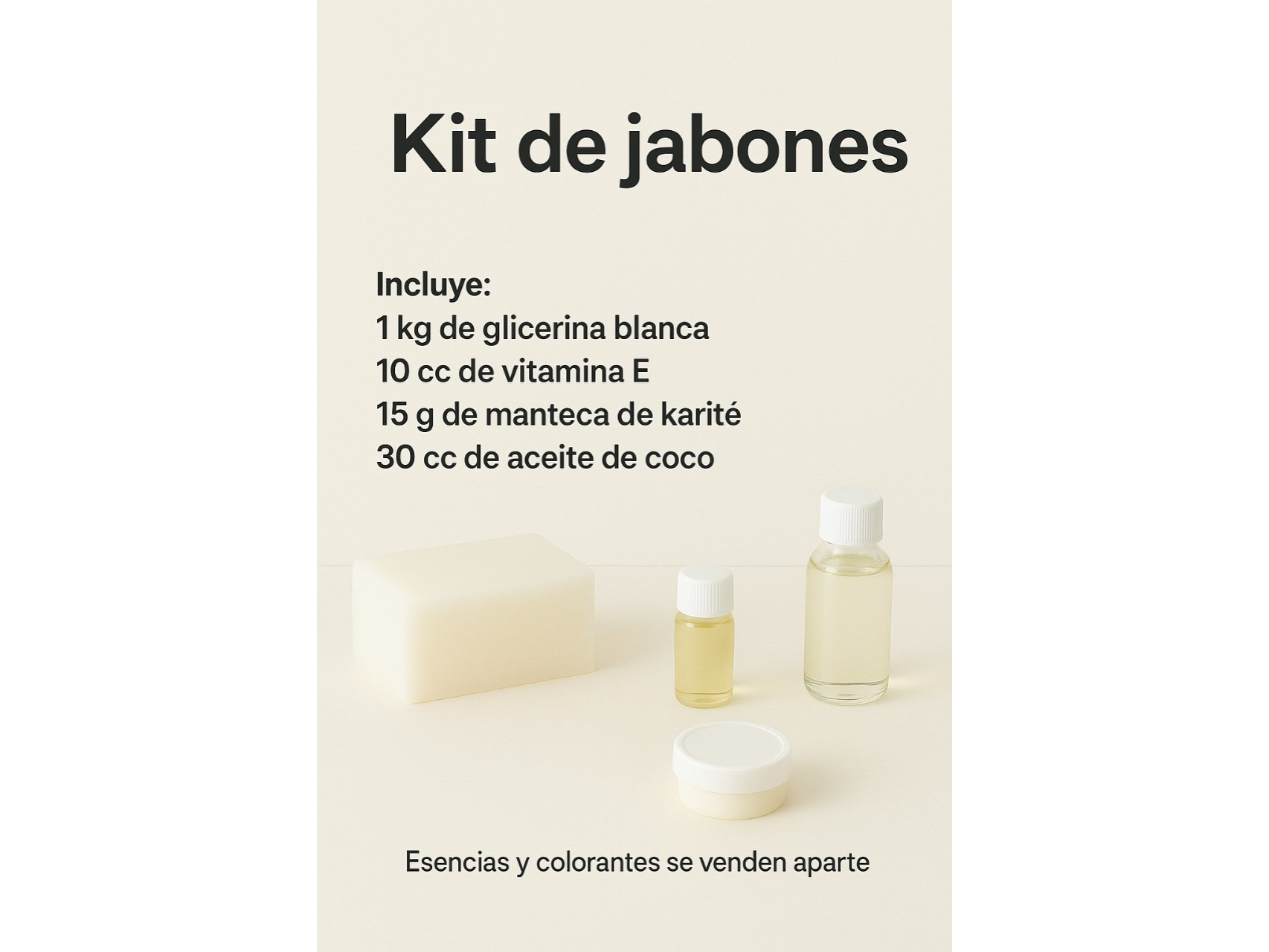 Kit para hacer jabones