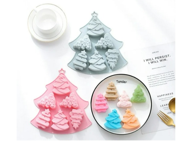 6 arbolitos de navidad