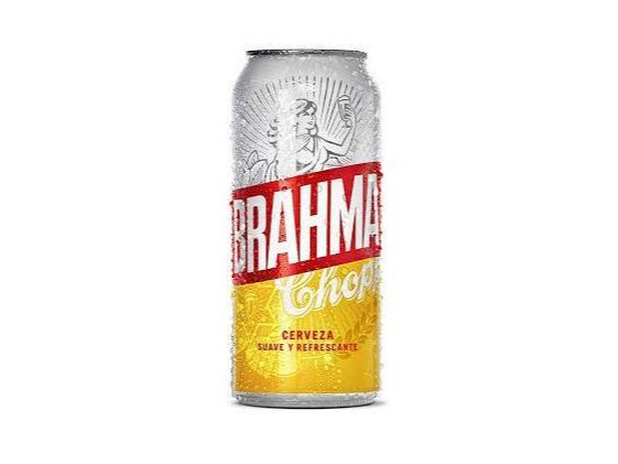 Lata cerveza Brahama