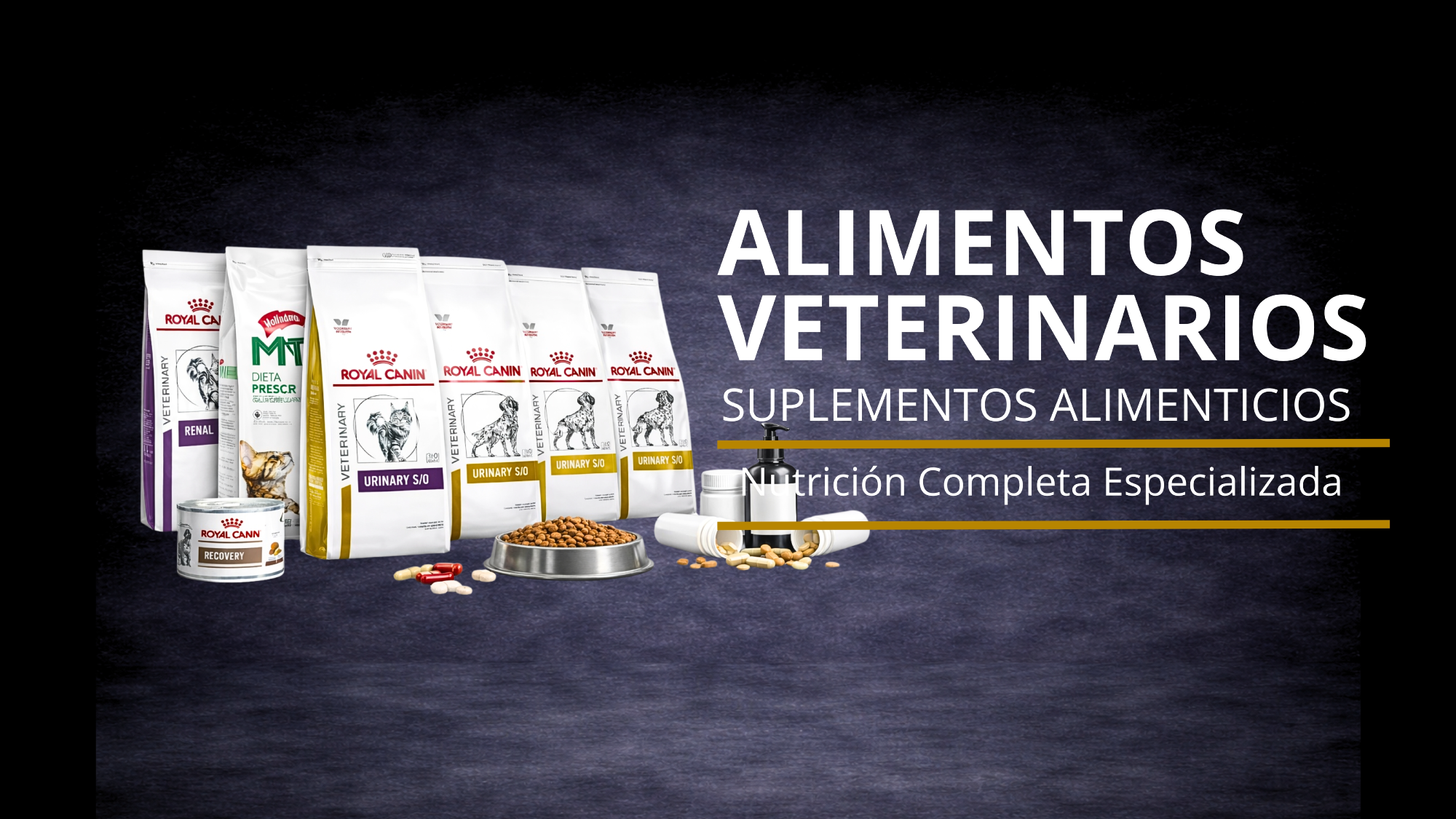 Suplementos y Alimentos Veterinarios