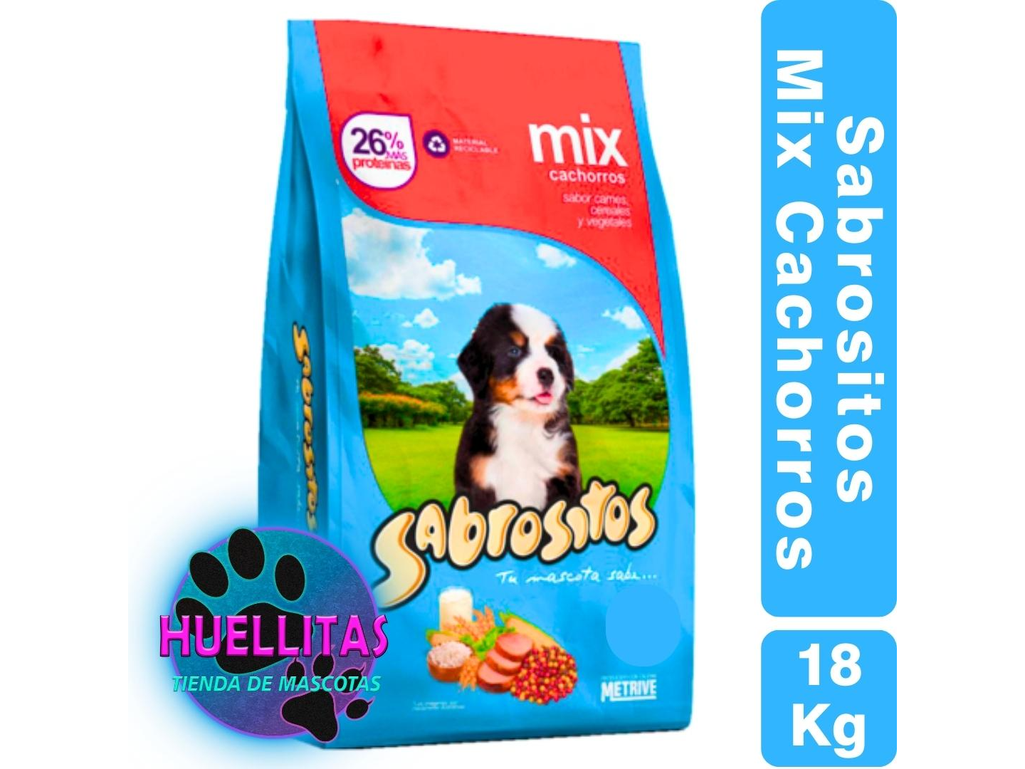 Sabrositos Cachorro mix X 18 Kg
