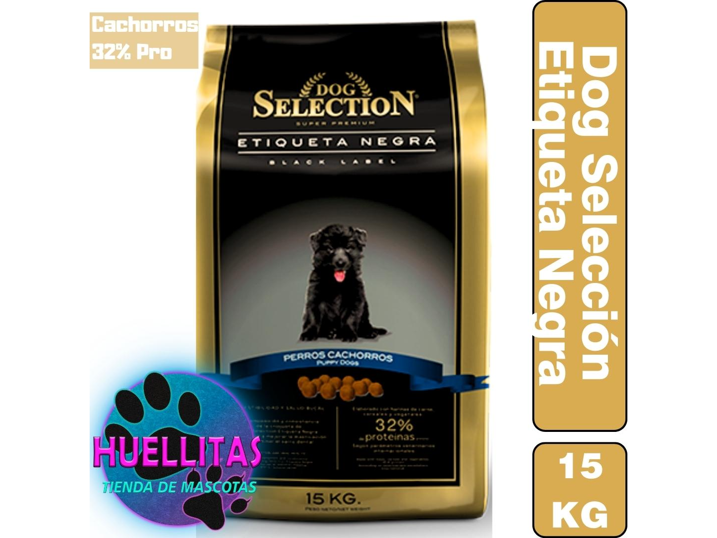 Dog Selection Cachorro Etiqueta Negrax 15 kg