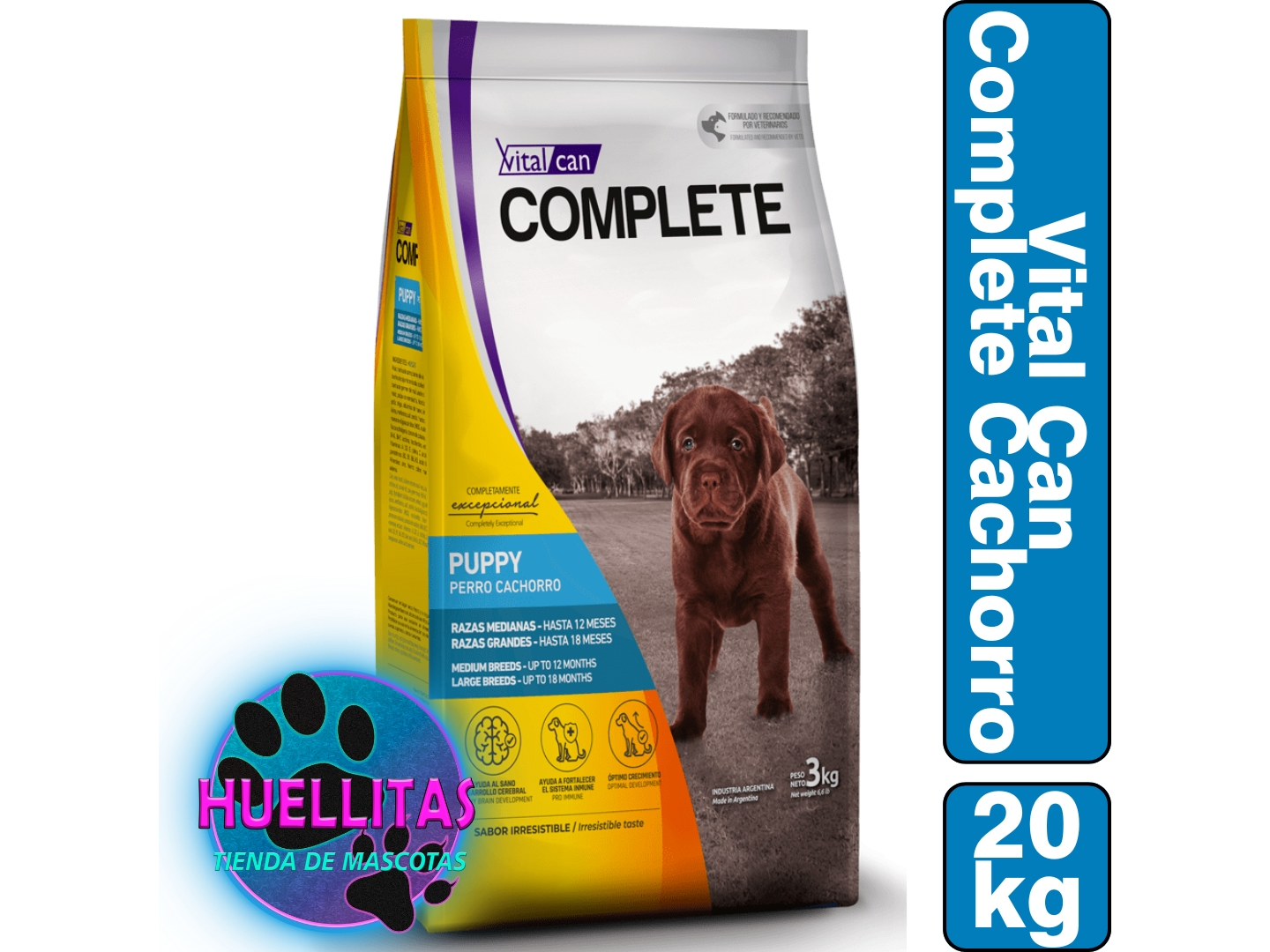 VITALCAN Complete cachorro X 20 Kg.