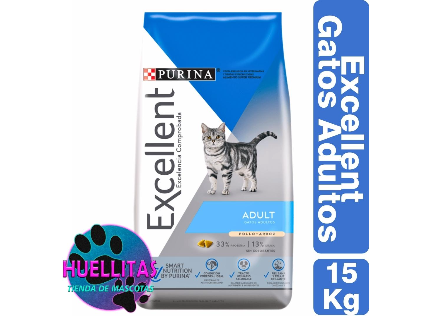 EXCELLENT GATO ADULTO X 15KG