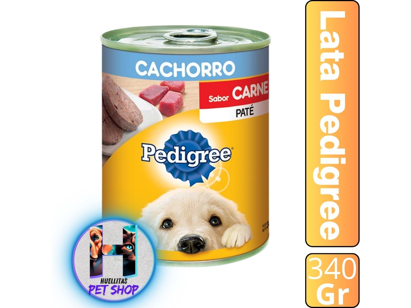 LATA PEDIGREE CACHORRO X 340G