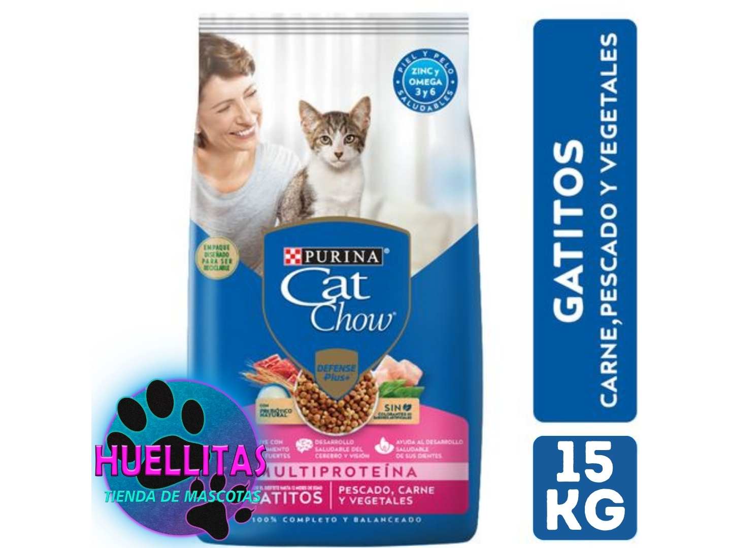 CaT Chow Gatitos carne/leche x 15kg