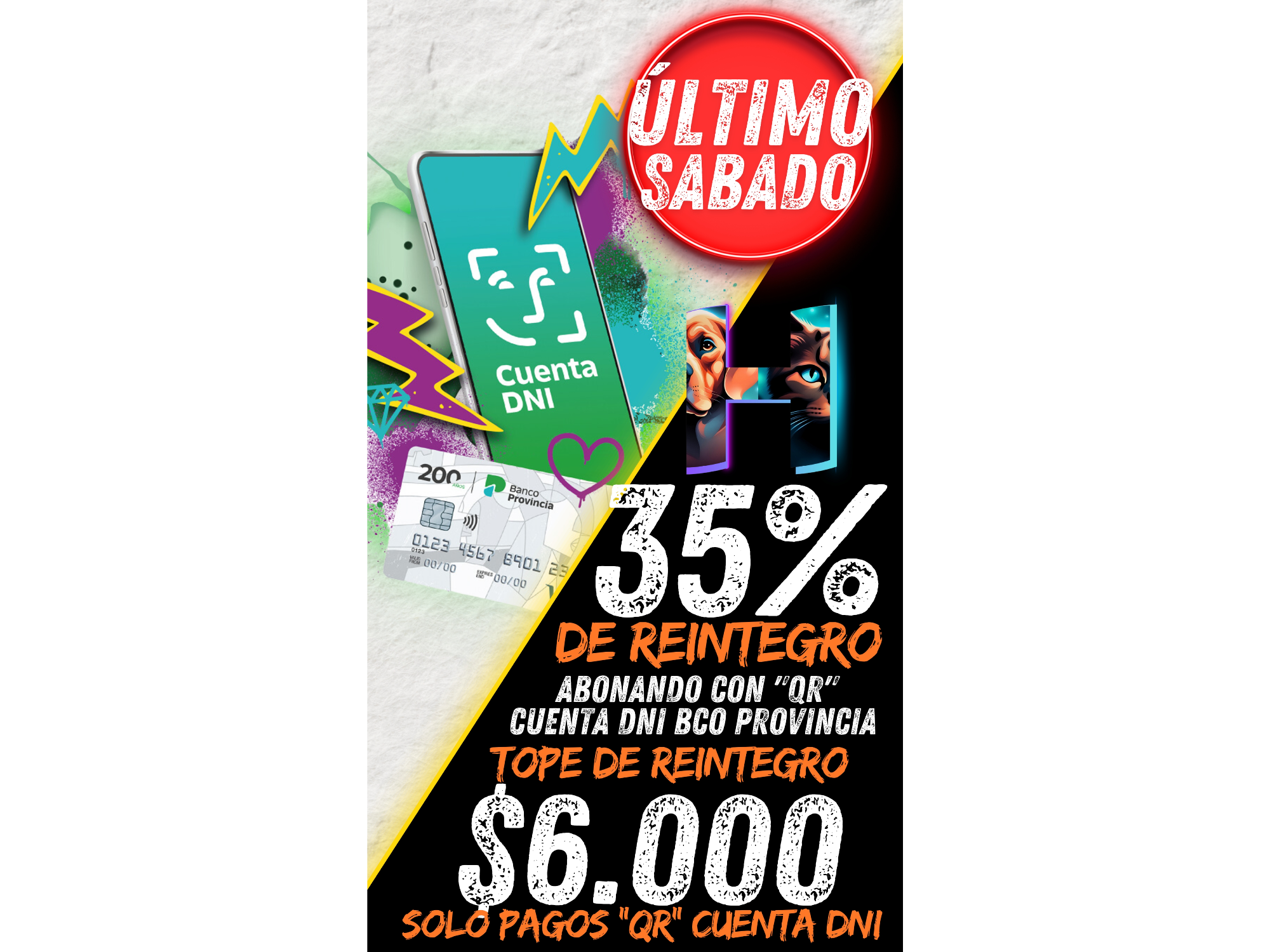 PROMO "CUENTA DNI" ÚLTIMO SÁBADO DEL MES.