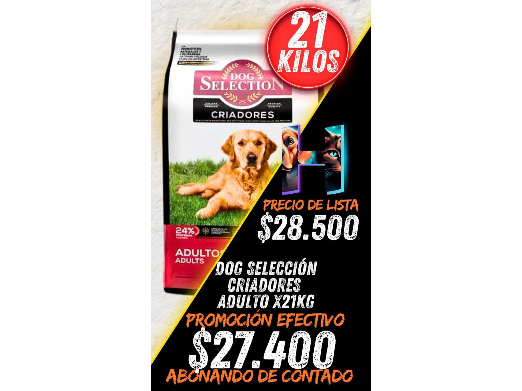 Dog Selectión Criadores Adulto x 21kg