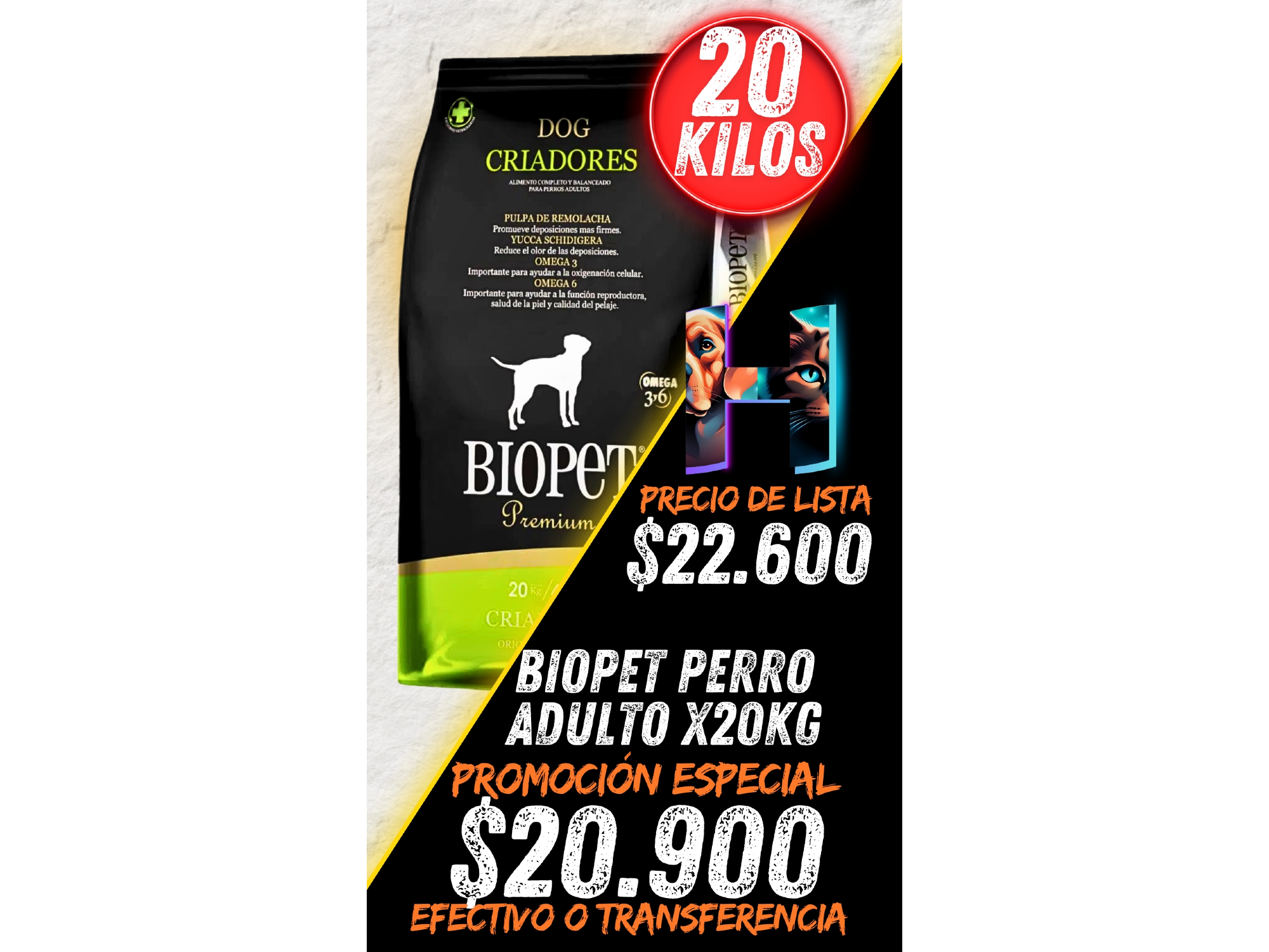 Biopet Criadores Adulto x 20kg