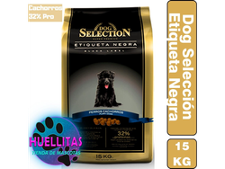 Dog Selection Cachorro Etiqueta Negrax 15 kg