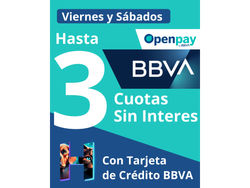 PROMO 3 CUOTAS SIN INTERÉS BBVA