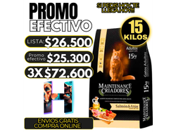 Maintenance Criadores Gato Adulto x15kg
