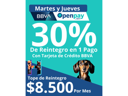 PROMO 30% OFF MARTES Y JUEVES BBVA