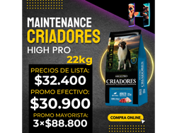 Maintenance Criadores High Pro x22kg