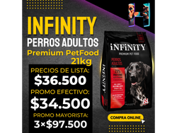 Infinity Perro Adulto x21kg