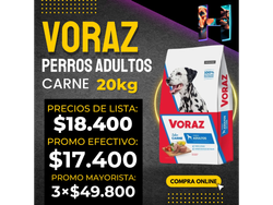 Voraz Perro Adulto 20kg