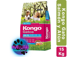 kongo gato adulto (SALMON Y ATUM) x 15 kg