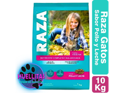 Raza gato pesc. /pollo y lecheX 10 Kg