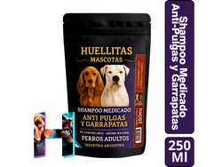 Shampoo "HUELLITAS" Anti-Pulgas y Garrapatas 250ml