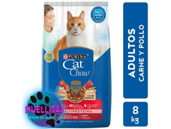 CAT CHOW GATO ADULTO CARNE X 8KG