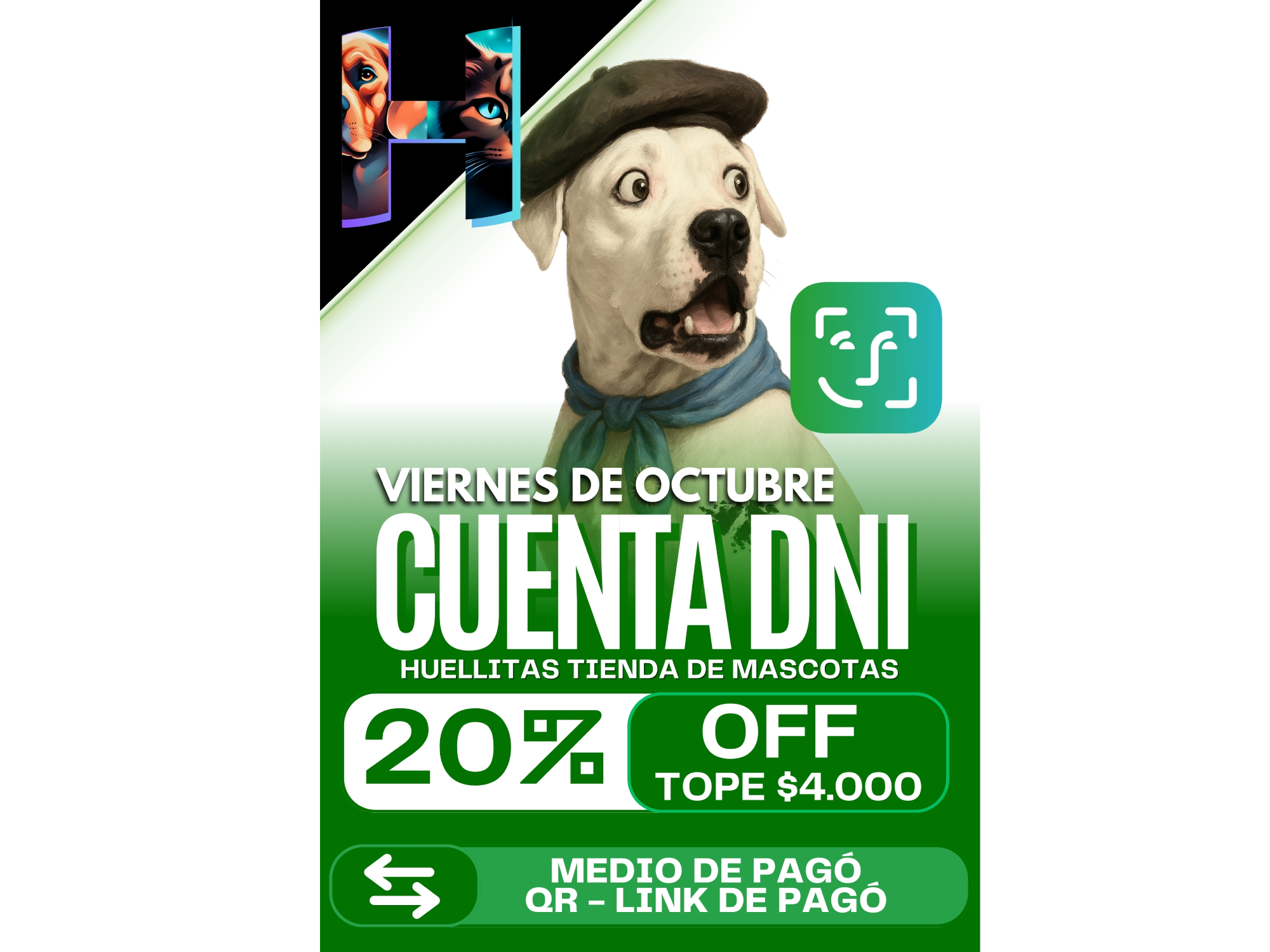 VIERNES CUENTA DNI 20% DE REINTEGRO!