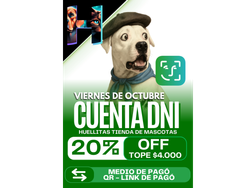 VIERNES CUENTA DNI 20% DE REINTEGRO!