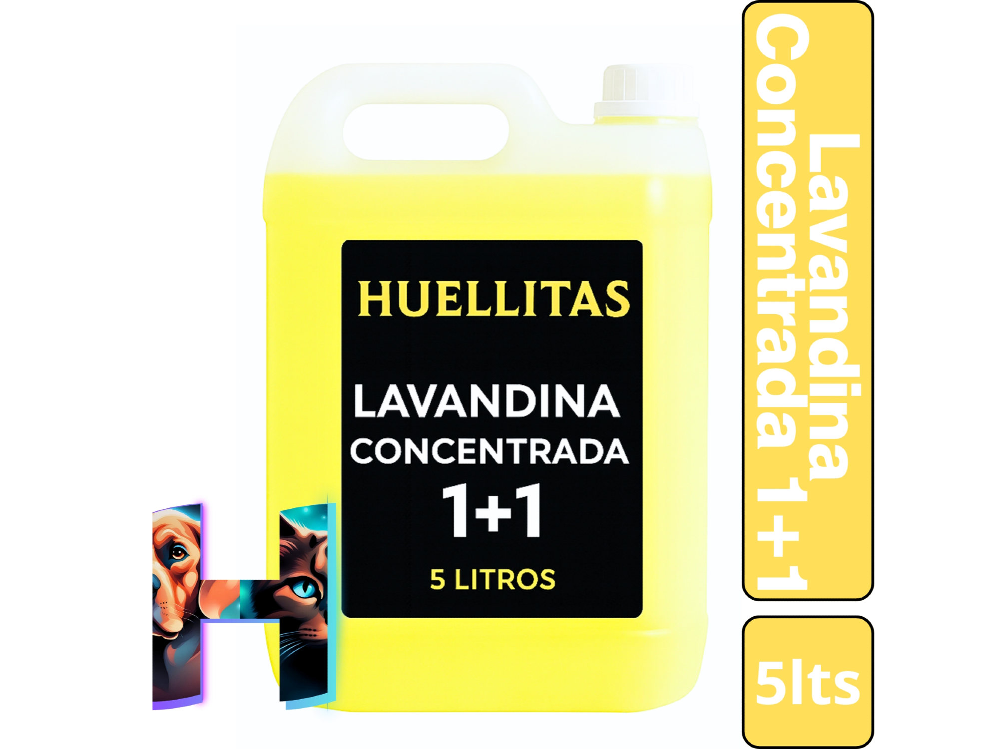 Lavandina Concentrada 1+1 x5Lts