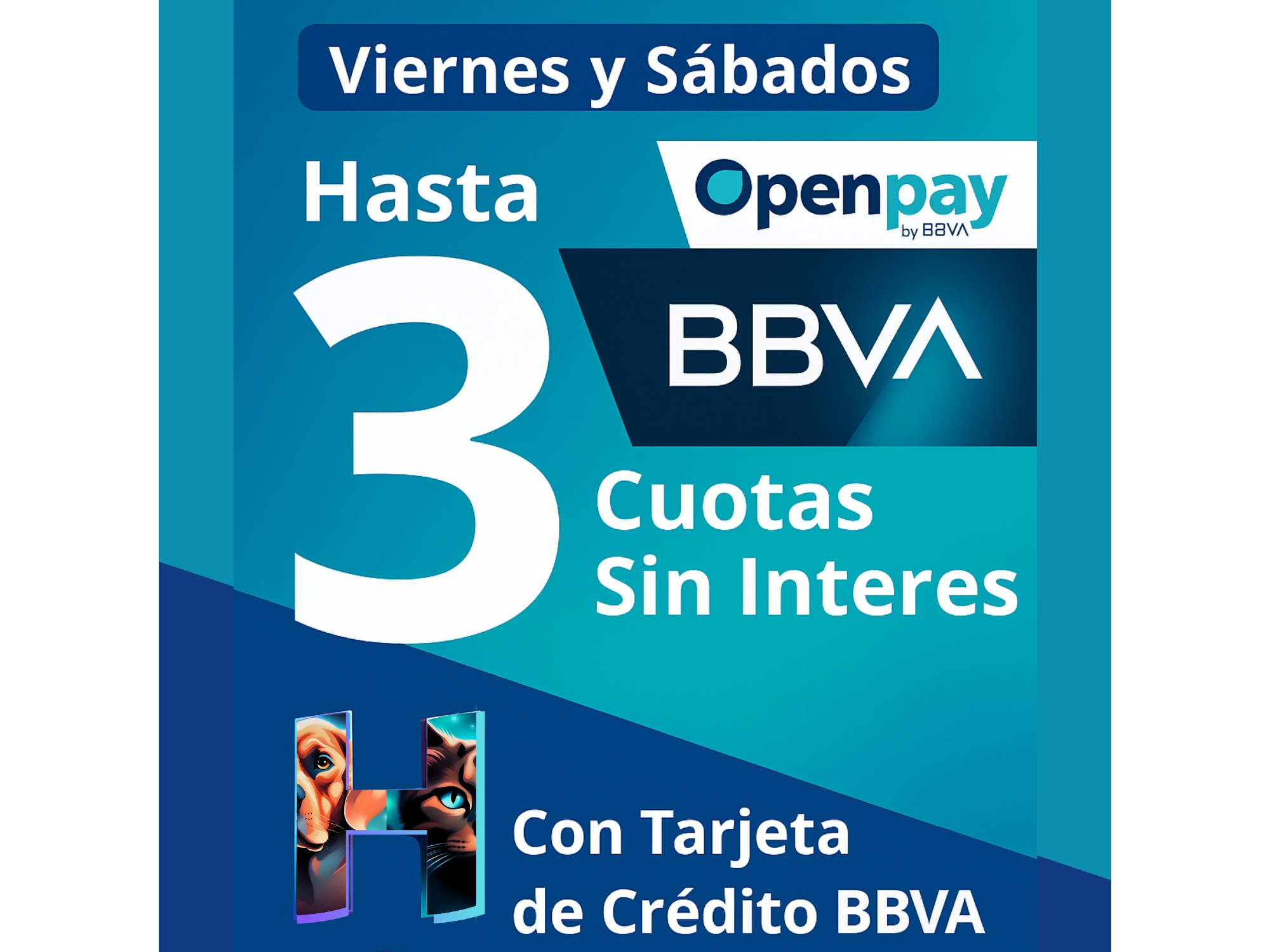 PROMO 3 CUOTAS SIN INTERÉS BBVA
