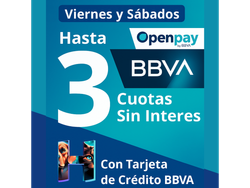 PROMO 3 CUOTAS SIN INTERÉS BBVA