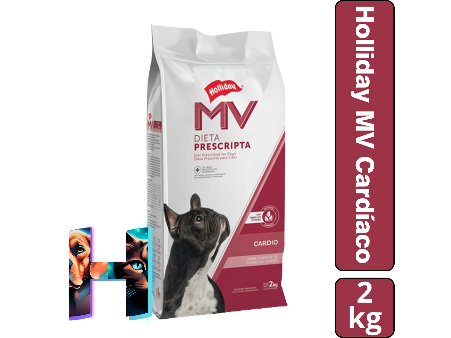 MV HOLLIDAY Cardiaco Perros 2kg