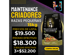 Maintenance Criadores Adulto Small x15kg