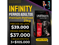 Infinity Perro Adulto x21kg
