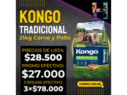 Kongo Perro Adulto Tradicional 21kg