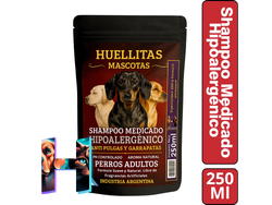 Shampoo Hipoalergenico "Huellitas " Anti-Pulgas y Garrapatas 250ml