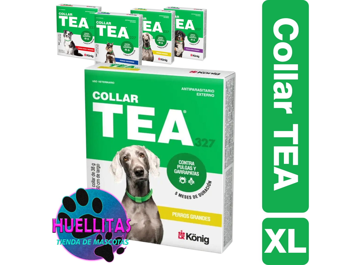 COLLAR TEA PERROS GRANDES 60CM