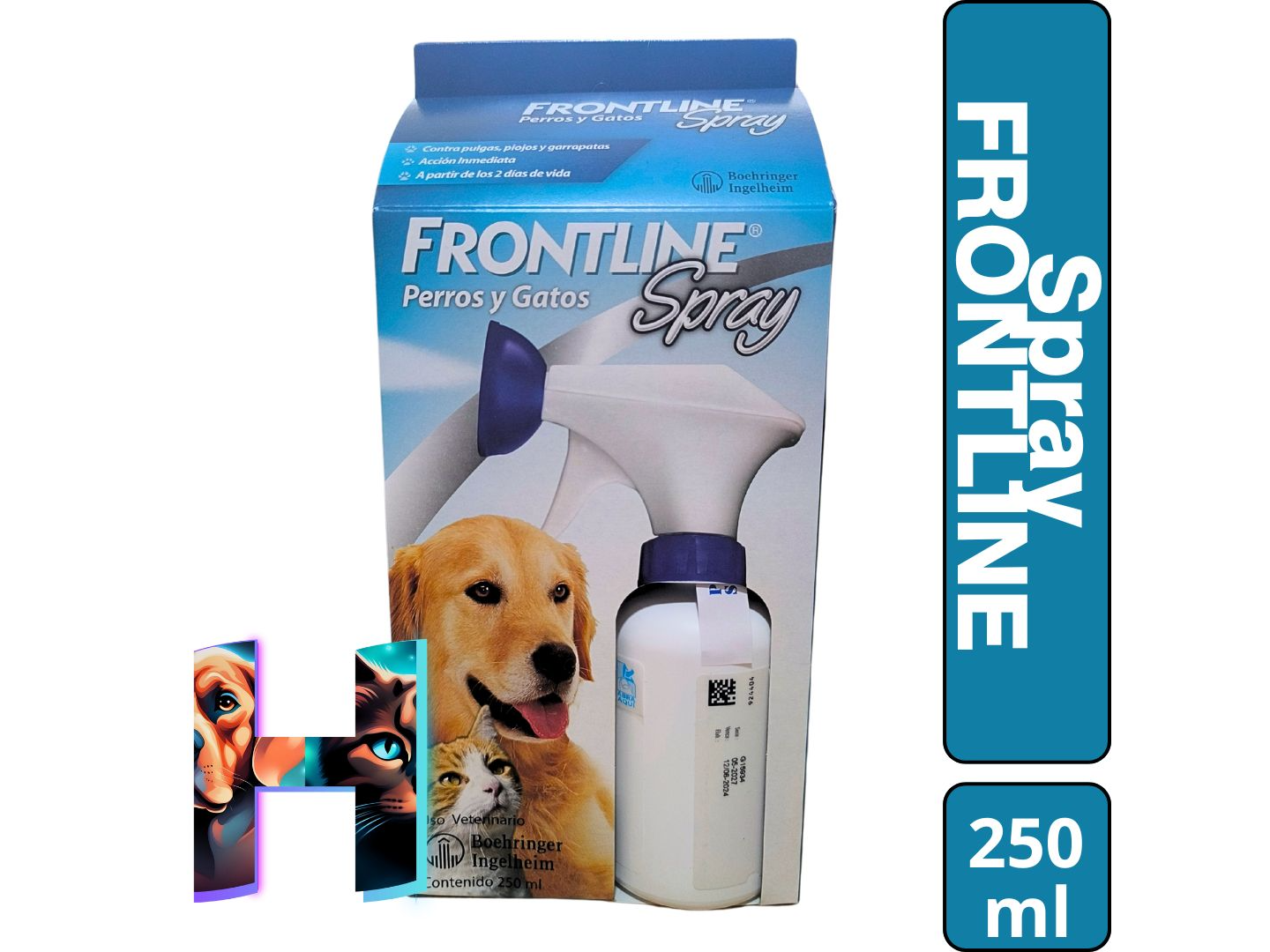 SPRAY FRONTLINE 250ML PERROS Y GATOS