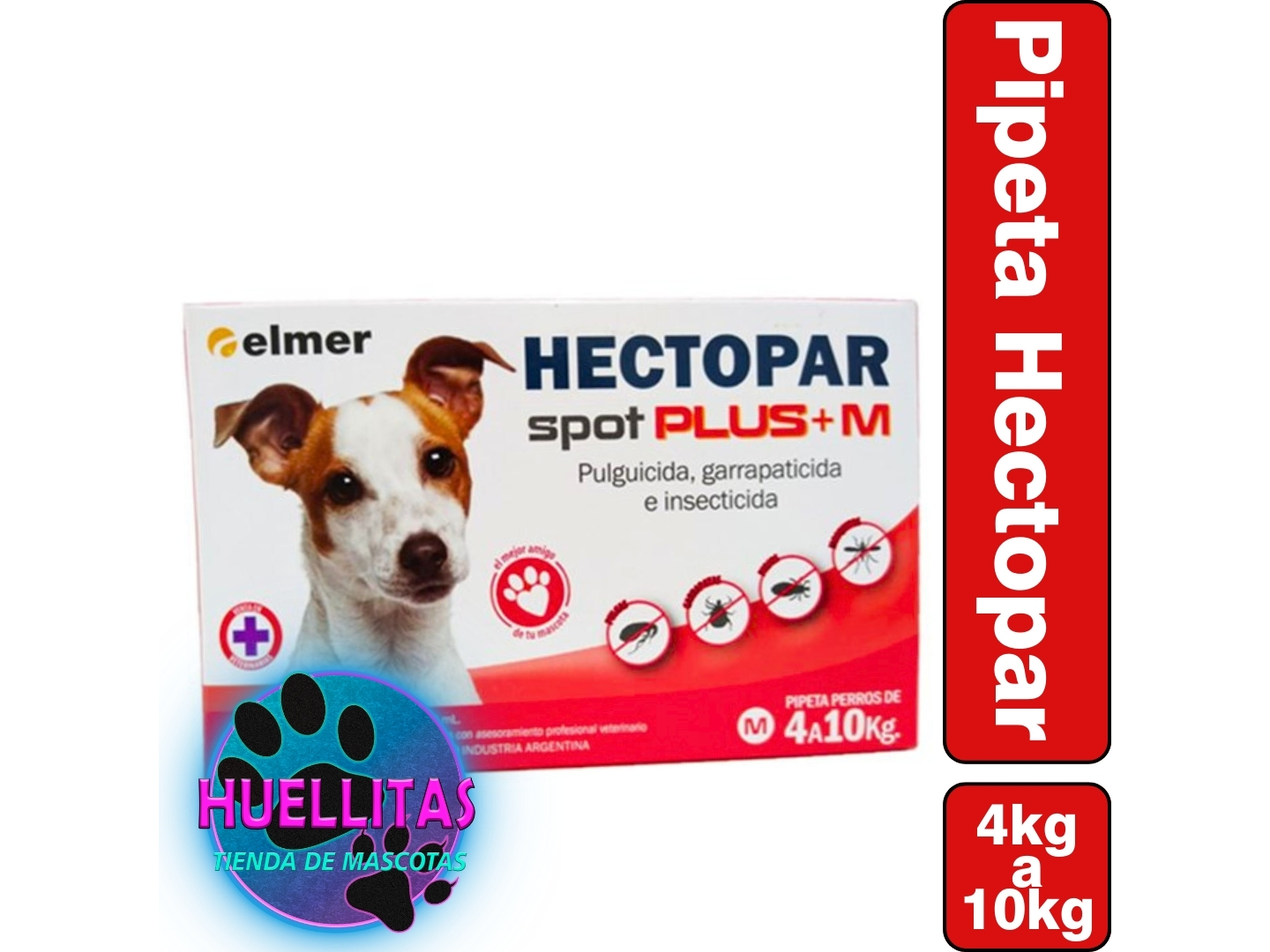 PIPETA HECTOPAR PERRO 4 A 10KG