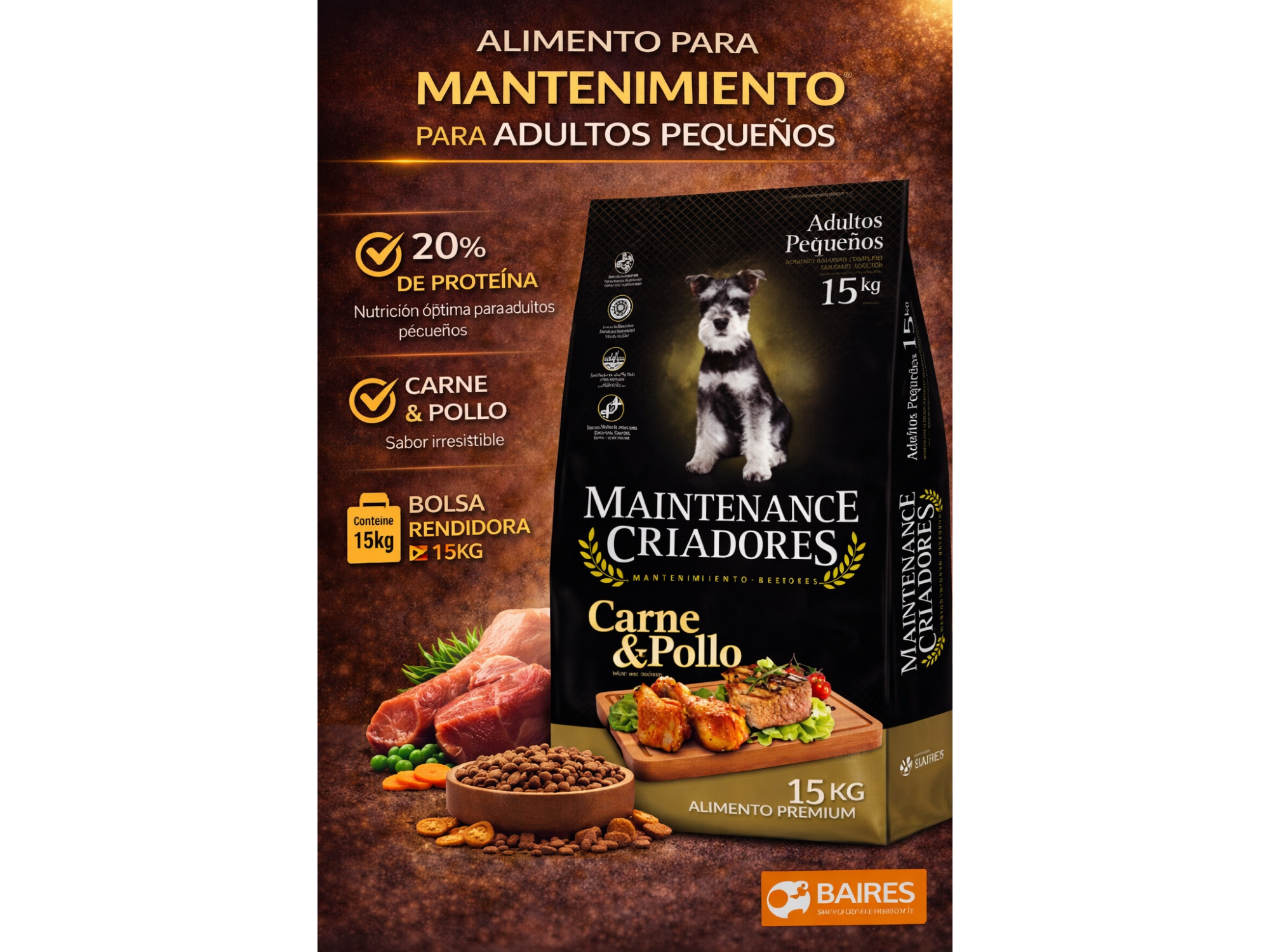 Maintenance Criadores Adulto Small x15kg