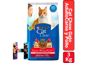Cat Chow Gato Adulto Carne y Pollo x3kg de Universo Mascotas Distribuidora