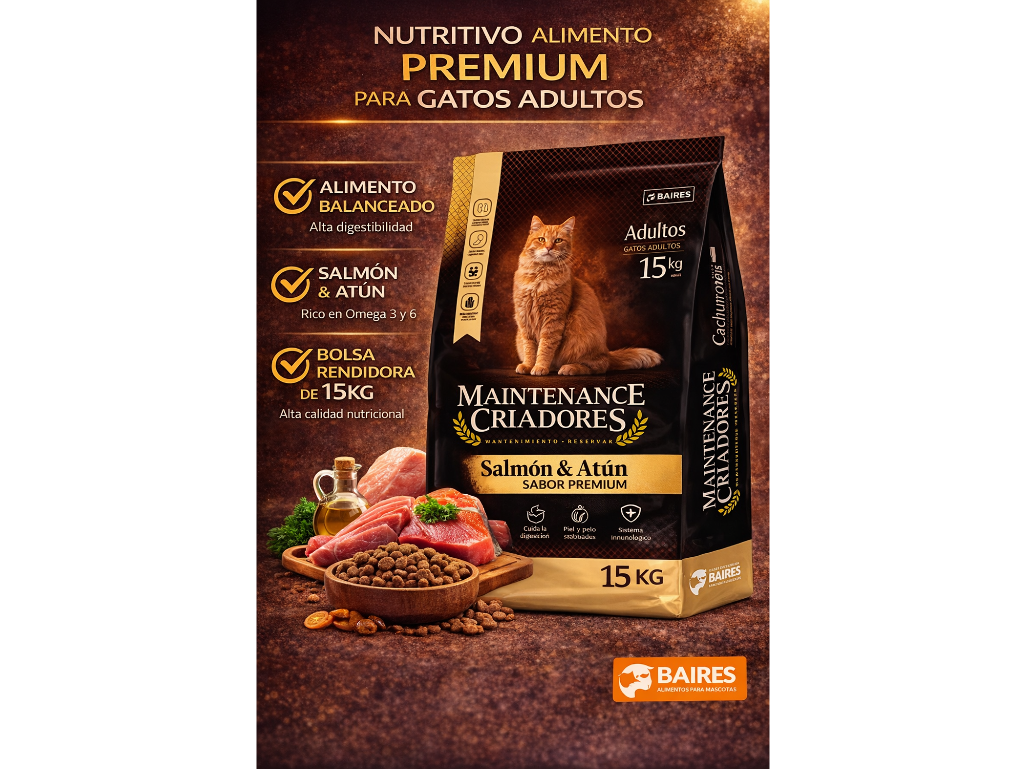 Maintenance Criadores Gato Adulto x15kg